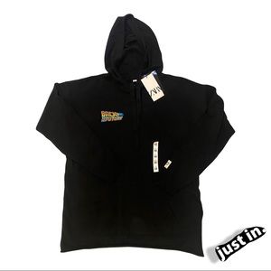 Zara Back To The Future Hoodie Sz M